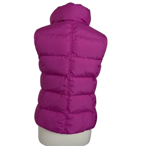 J.Crew Down Puffer Vest Purple /Magenta Size M Pre owned - Picture 3 of 16